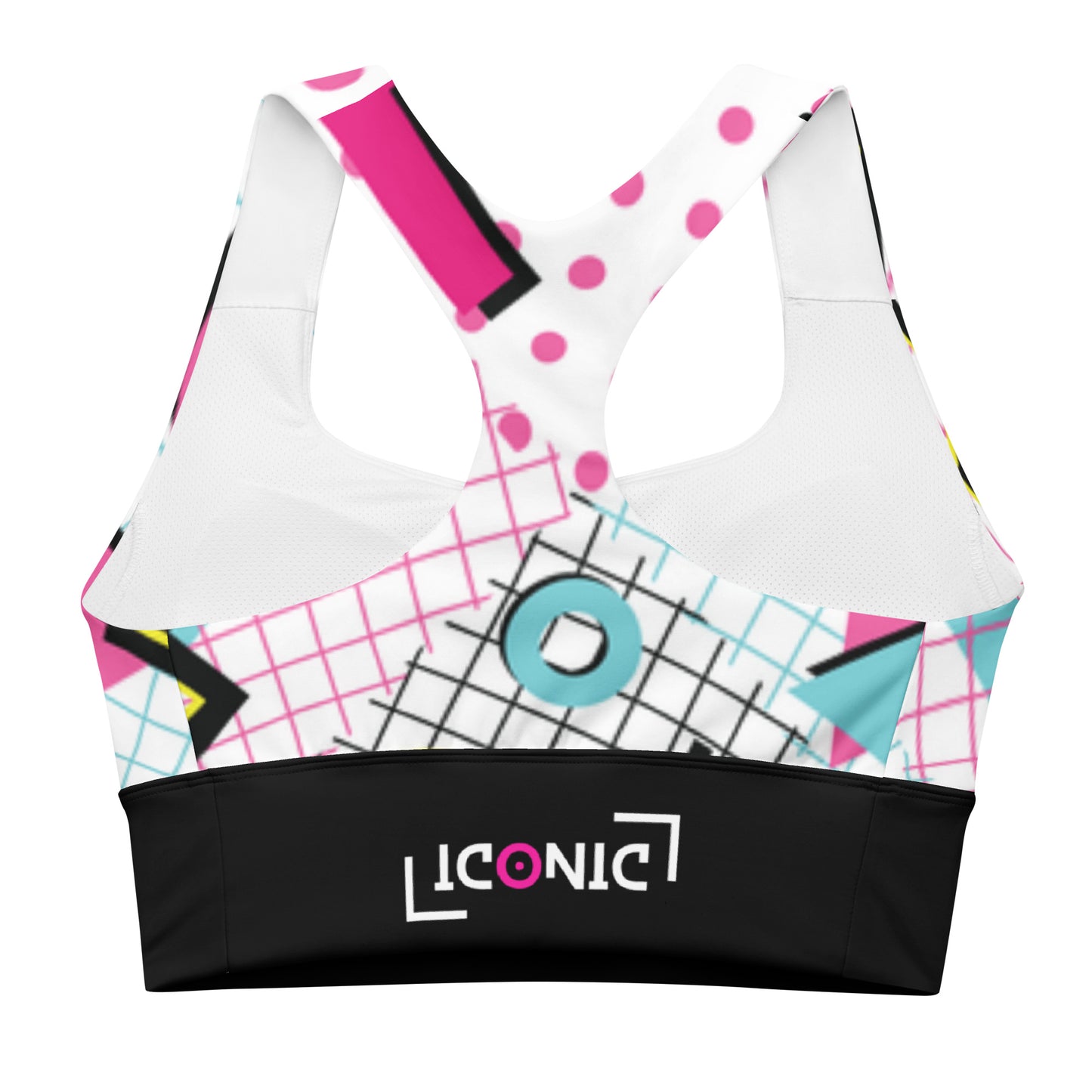 Geo Compression sports bra