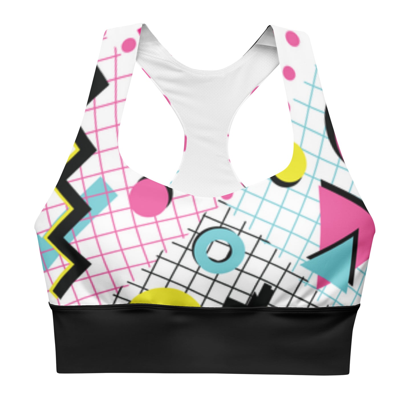 Geo Compression sports bra