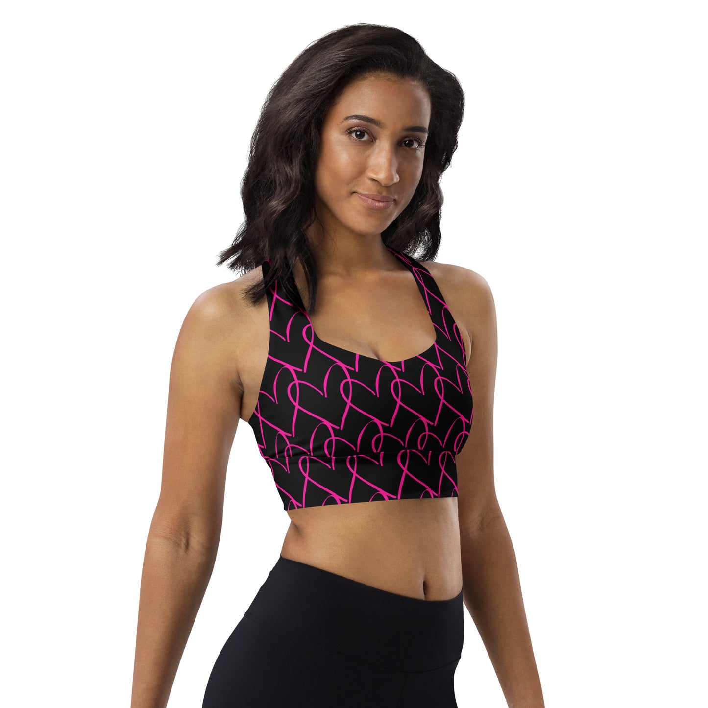 ICONIC Heart Max Support Sports Bra