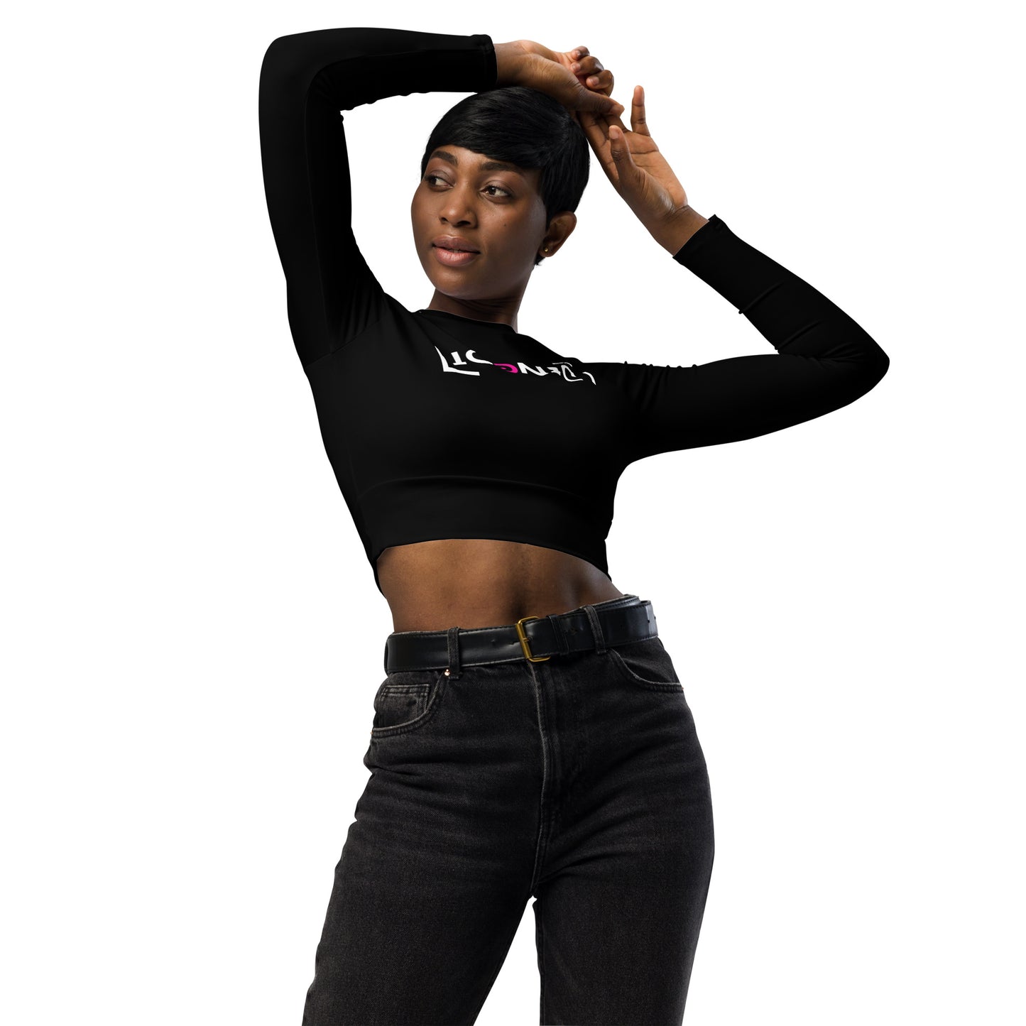 ICONIC long-sleeve crop top