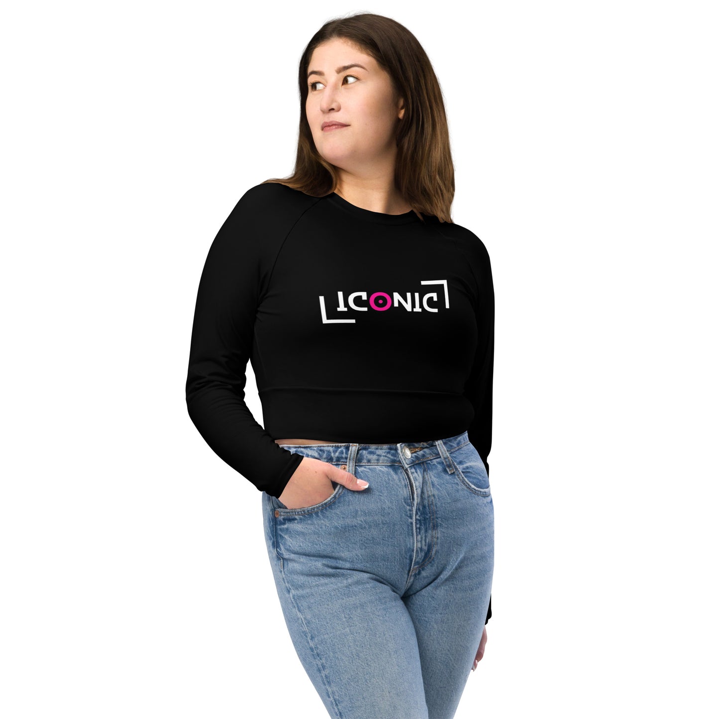 ICONIC long-sleeve crop top