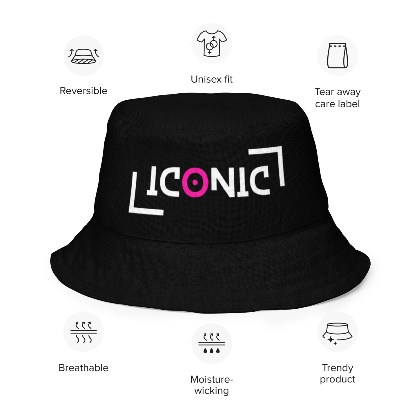ICONIC Reversible bucket hat