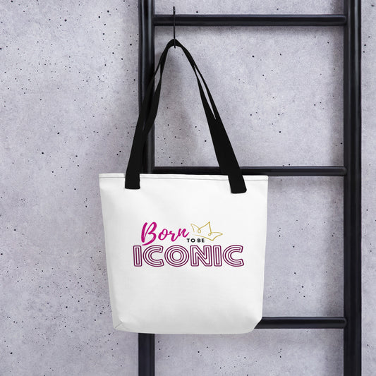 “Born to Be Iconic” Tote bag