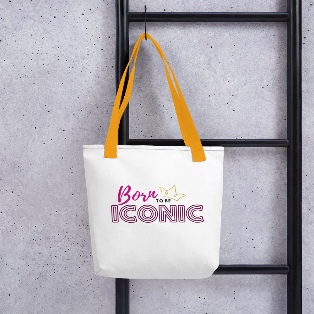 “Born to Be Iconic” Tote bag